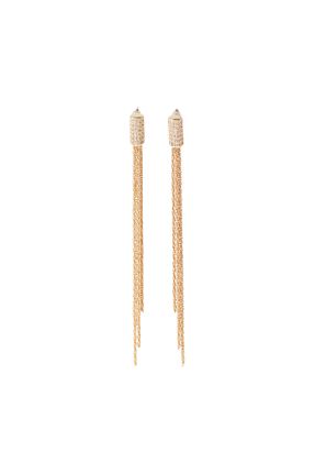 گوشواره جواهر طلائی منجق Parfois - کد 873868474