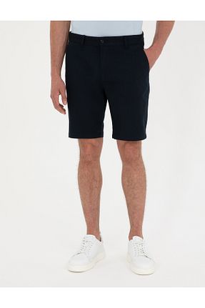 شلوارک و برمودا سرمه ای مردانه اسلیم فیت Pierre Cardin - کد 832146774