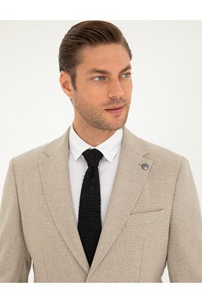 کت بژ مردانه اسلیم فیت Pierre Cardin - کد 858457906