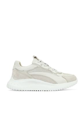 کفش اسنیکر بژ زنانه چرم اصل Bueno Shoes - کد 873908685
