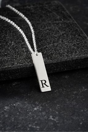 گردنبند نقره طوسی مردانه 925 عیار Vetro Silver - کد 873912832