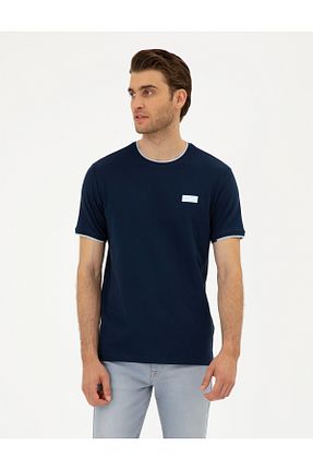 تیشرت سرمه ای مردانه اسلیم فیت Pierre Cardin - کد 833219032