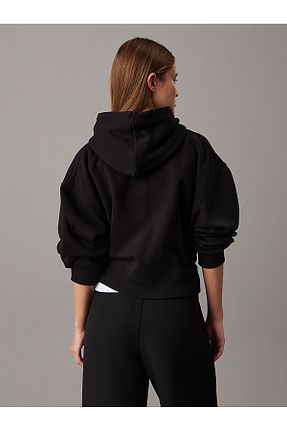 سوئیشرت مشکی زنانه ساده Calvin Klein - کد 873926567