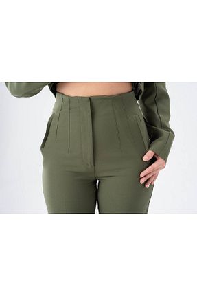 شلوار خاکی زنانه مخلوط پلی استر Butik - کد 873920150