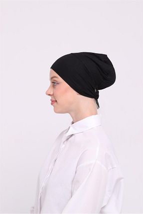 کلاه شنای حجاب مشکی زنانه HÜRREM BONE - کد 772249318