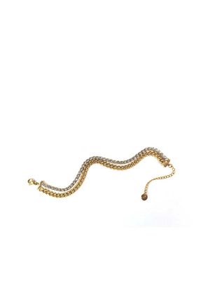 دستبند استیل (فولاد) زرد زنانه استیل ضد زنگ Wibex accessory - کد 873919150