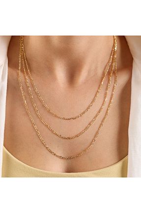 گردنبند طلا طلائی زنانه 14 عیار Sembol Gold - کد 133724988