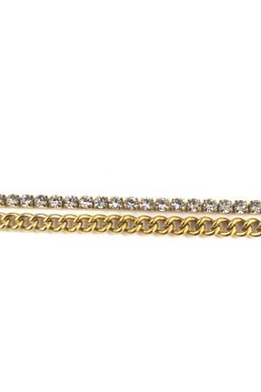 دستبند استیل (فولاد) زرد زنانه استیل ضد زنگ Wibex accessory - کد 873919150