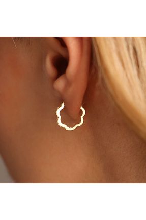 گوشواره طلا رنگی زنانه 8 عیار Sembol Gold - کد 662712876