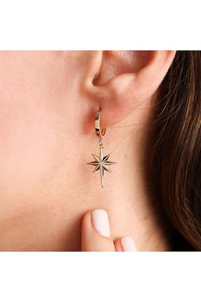 گوشواره طلا رنگی زنانه 14 عیار Sembol Gold - کد 768072529
