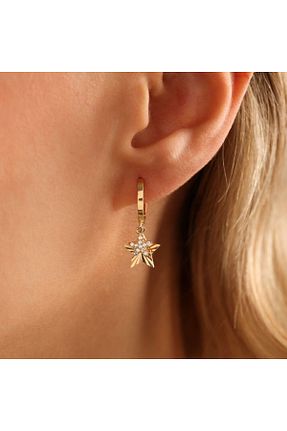 گوشواره طلا رنگی زنانه 8 عیار Sembol Gold - کد 800243520