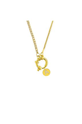 گردنبند نقره طلائی زنانه 925 عیار beonejewelry - کد 873932686