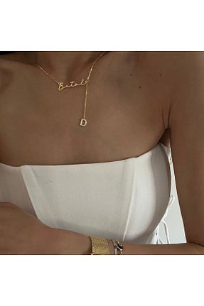 گردنبند نقره طلائی زنانه 925 عیار beonejewelry - کد 873932687