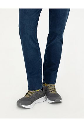 کفش اسنیکر طوسی مردانه بند دار Pierre Cardin - کد 856892971