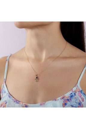 گردنبند طلا طلائی زنانه 14 عیار Sembol Gold - کد 69802624