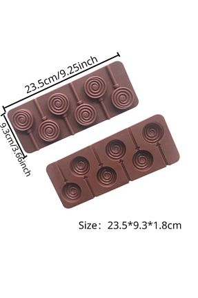 قالب کیک و فر قهوه ای سیلیکون Siliko World - کد 873932950