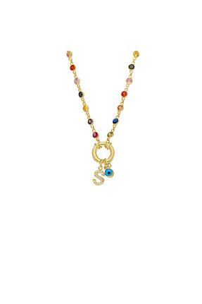 گردنبند نقره طلائی زنانه 925 عیار beonejewelry - کد 873932869