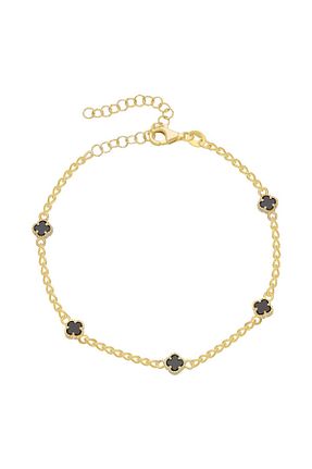 دستبند نقره طلائی زنانه 925 عیار beonejewelry - کد 873932806