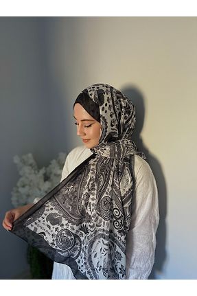 شال بژ زنانه پنبه ای QASSA SHAL - کد 873956980