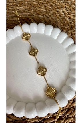 دستبند استیل (فولاد) طلائی استیل (فولاد) Aura - کد 873960989