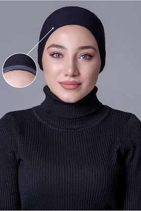 کلاه شنای حجاب مشکی زنانه queenly - کد 874010553