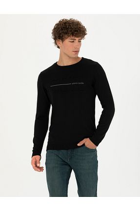 پلیور مشکی مردانه اسلیم فیت Pierre Cardin - کد 828932250