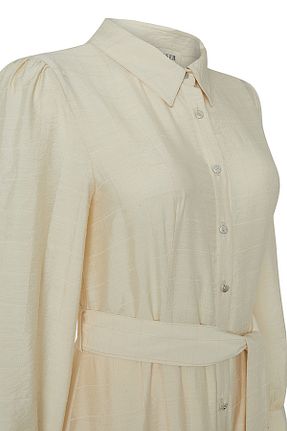 لباس حجاب بژ زنانه رگولار Aker - کد 826995631
