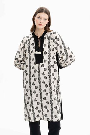 تونیک حجاب مشکی زنانه ویسکون Aker - کد 833477325