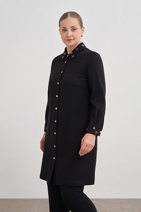 کلاه و ابایا مشکی زنانه مخلوط پلی استر Aker - کد 852667023