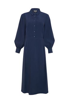لباس حجاب سرمه ای زنانه رگولار Aker - کد 836007158