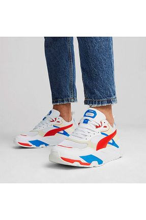 کفش اسنیکر قرمز مردانه بند دار Puma - کد 813206630