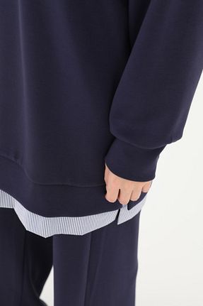ست بالاتنه و پائین تنه طوسی زنانه بافتنی Puane - کد 874092004