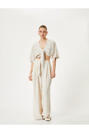 بلوز نباتی زنانه ساده Koton - کد 816466935