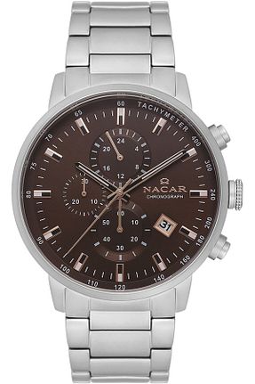 ساعت مچی متالیک مردانه 44 میلی متر Nacar - کد 789122000