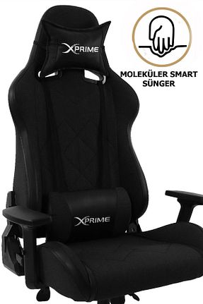 صندلی گیمینگ مشکی Geriye doğru yatabilme XPRİME - کد 817996610