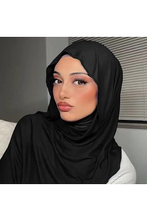 شال مشکی زنانه ویسکون Lidya Şal - کد 874120061