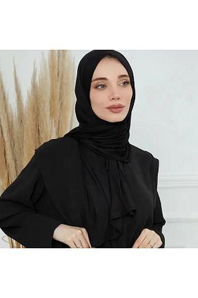 شال مشکی زنانه ویسکون Lidya Şal - کد 874120056