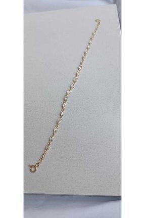 دستبند نقره زرد زنانه 925 عیار Silverbyfurkan - کد 874140913