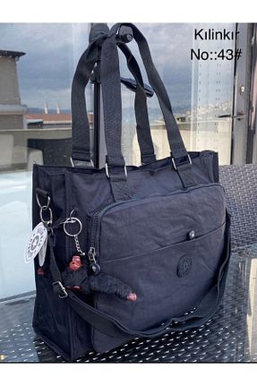 کیف دوشی مشکی زنانه پارچه ای eflanmoda - کد 874142548