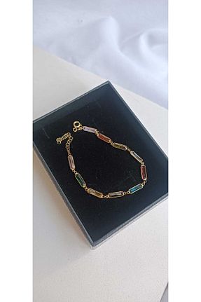دستبند نقره زرد زنانه 925 عیار Silverbyfurkan - کد 874141641