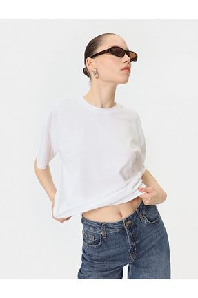 تیشرت نباتی زنانه رگولار Koton - کد 820286501