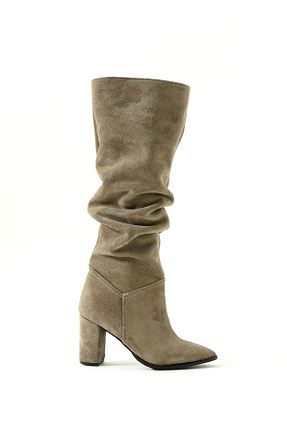 چکمه طوسی زنانه جیر Gökçe Shoes - کد 874150776