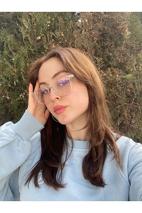 عینک محافظ نور آبی نارنجی زنانه مات LUNOX - کد 864126742