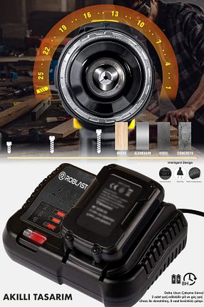 پیچ گوشتی شارژی ROBLAST - کد 874171195
