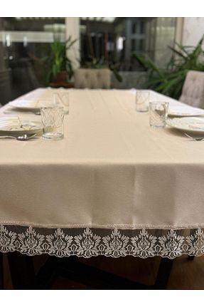 رومیزی بژ پلی استر Benna Atelier - کد 874346348