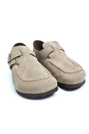 دمپائی قهوه ای زنانه چرم خالص Akman Leather - کد 874176632