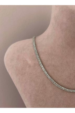گردنبند استیل ( فولاد ) زنانه استیل (فولاد) YENGEÇ - کد 874196521