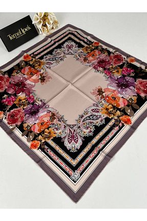 روسری طوسی 90 x 90 Levidor - کد 874203310