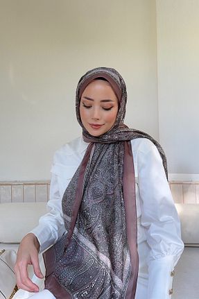 شال صورتی زنانه پلی استر ARMANDA - کد 874200699