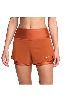 شوارک اسپرت نارنجی زنانه فاق بلند Nike - کد 874352772